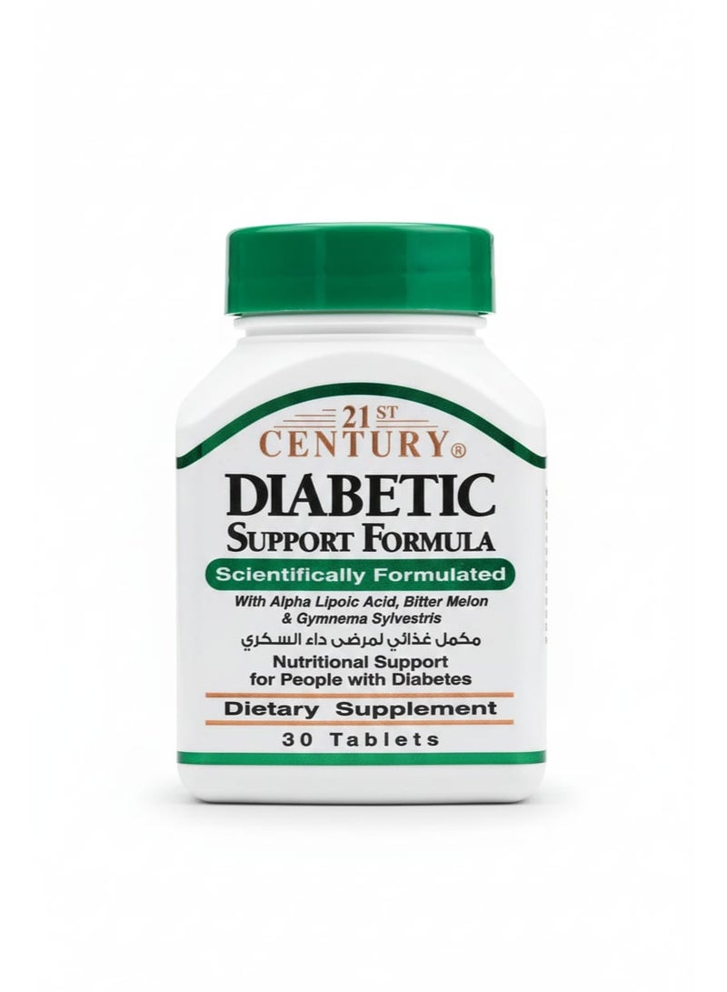 Zenith 21st Century Diabetic Support Formula 30 Tablets