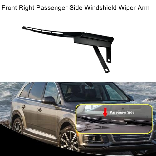 koxuyim ذراع مساحات الزجاج الأمامي الجانبي الأيمن للراكب من كوكسييم متوافق مع أودي Q7 من 2007-2016 يستبدل# 4L1955408B 4l1955408B1P9 | مع 1 ذراع مساحات خلفية وشفرة - Image 2