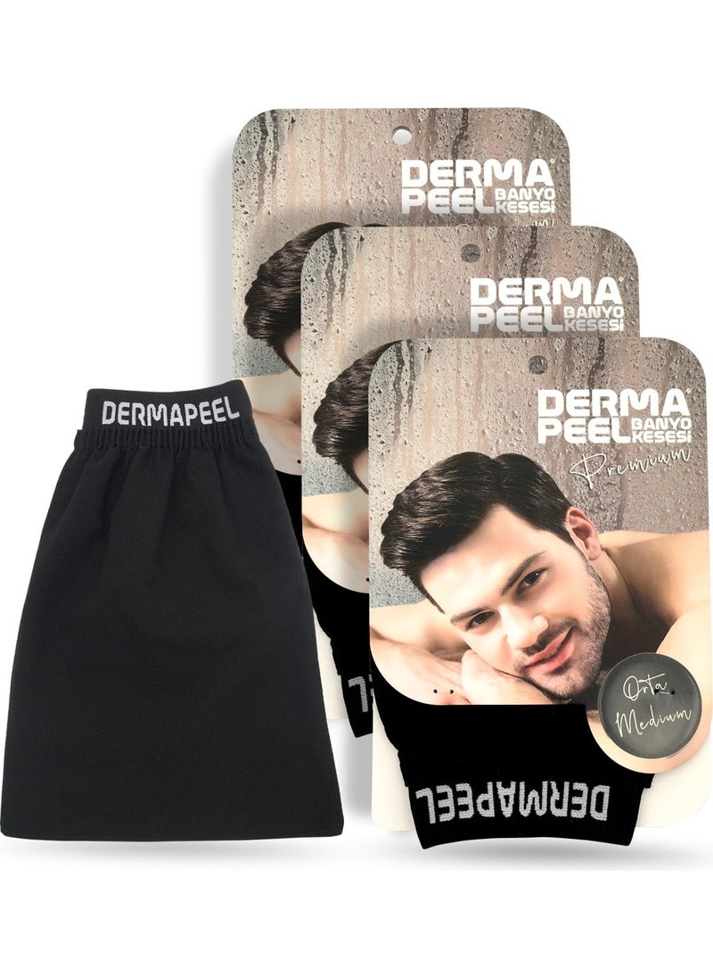 Dermapeel Premium Man Bath Scrub Set of 3  - Image 1