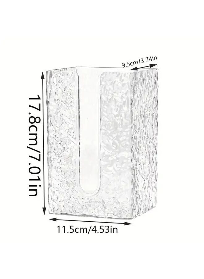 Deep Grey Self Adhesive Tissue Box Holder Wall Mount No Drill Needed For Bathroom Kitchen - Image 5