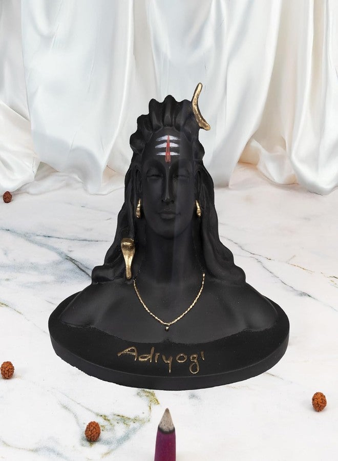 Dev Aastha Resin Large Adiyogi Shiva Statue for Car Dashboard| Adiyogi Statue for Home Decor Pooja Room Office| Mahadev Murti Lord Shiva Idol Gift for Diwali Maha Shivratri Housewarming Birthday - Image 2