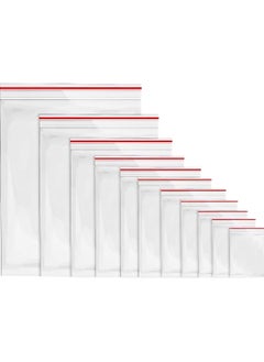 Nice Pack 100 Pieces 3 x 5 inches or 7.5 x 12.5 cm Clear Zip Lock Bags - Resealable Plastic Zipper Bags for Samples, Candies, Nuts, and Pills  - Image 2
