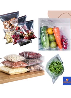 Nice Pack 100 Pieces 3 x 5 inches or 7.5 x 12.5 cm Clear Zip Lock Bags - Resealable Plastic Zipper Bags for Samples, Candies, Nuts, and Pills  - Image 5