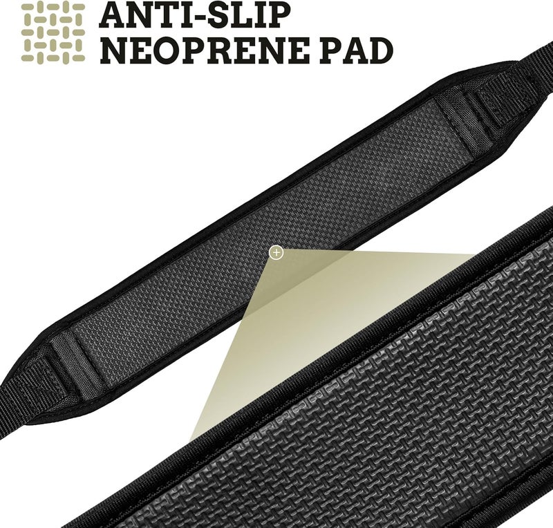 EZshoot Two Point Sling with Swivels, Comfortable Neoprene Padded, Length Adjustable Shoulder Strap for Outdoors - Image 4