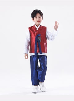 Al Aoyama Kids Hanbok Traditional Korean Costume Baby Boy Asian Clothes Retro Dance Outfit Children Ethnic Style Performance Cosplay Party  - Image 1