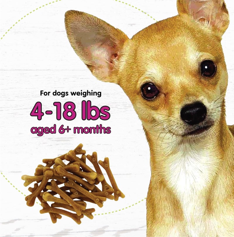Fido - Belly Bones for Dogs, Yogurt Flavored Mini Dog Dental Treats - 21 Treats Per Pack, 3 Pack - for Small Dogs, Made in USA, Plaque & Tartar Control, Fresh Breath, Digestive Health Support - Image 5