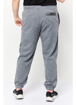 adidas Originals Men Sportswear Fit Embroidered Logo Training Sweatpants, Grey  - Image 3