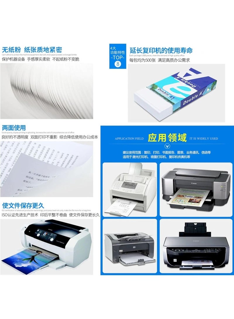 Double a paper Double A A5 Paper – Box of 10 Reams | 148 mm × 210 mm | Bright White Sheets for Office, School & Home Use - Image 3