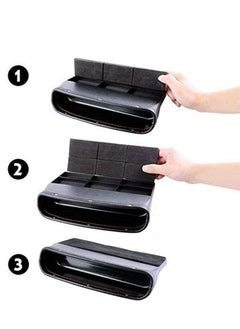 Alissa 2pcs Car Seat Pockets Pu Leather Car Console Side Organizer Storage Seat Gap Fillers  - Image 4
