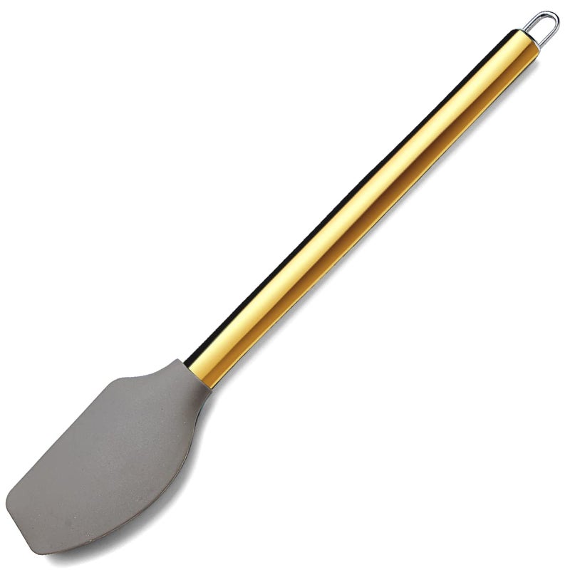 Berglander Gold Spatulas  Berglander Non-stick Silicone Flexible Scrapers Baking Mixing Tool With Titanium Gold Plating Handle  Baking Tools  Heat Resistant  Dishwasher Safe  Easy to Clean - Image 1