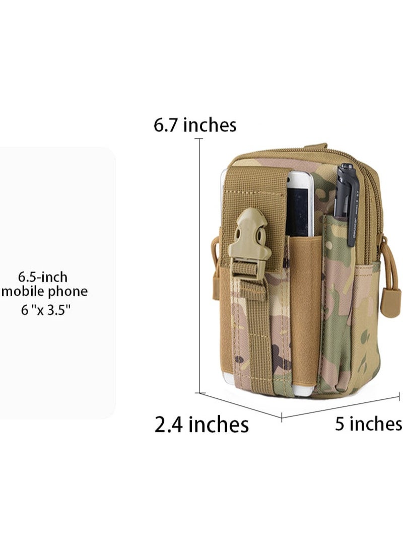 Generic Tactical Holster Military Mobile Waist Bag Wallet Pouch Purse Phone Case with Zipper  - Image 3