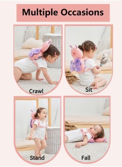 RATSAW Baby Head Protector Toddlers Head Safety Pad Cushion Adjustable Backpack Baby Back Protection for Walking and Crawling for Age 5 to 24months Brown  - Image 5