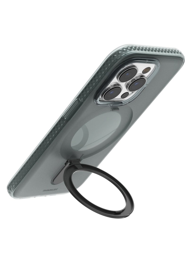 YOUNG KIT YOUNG KIT Rock Frosted MagSafe Stand iPhone 15 Pro Max Case - Rock Series Multiple colors  - Image 2