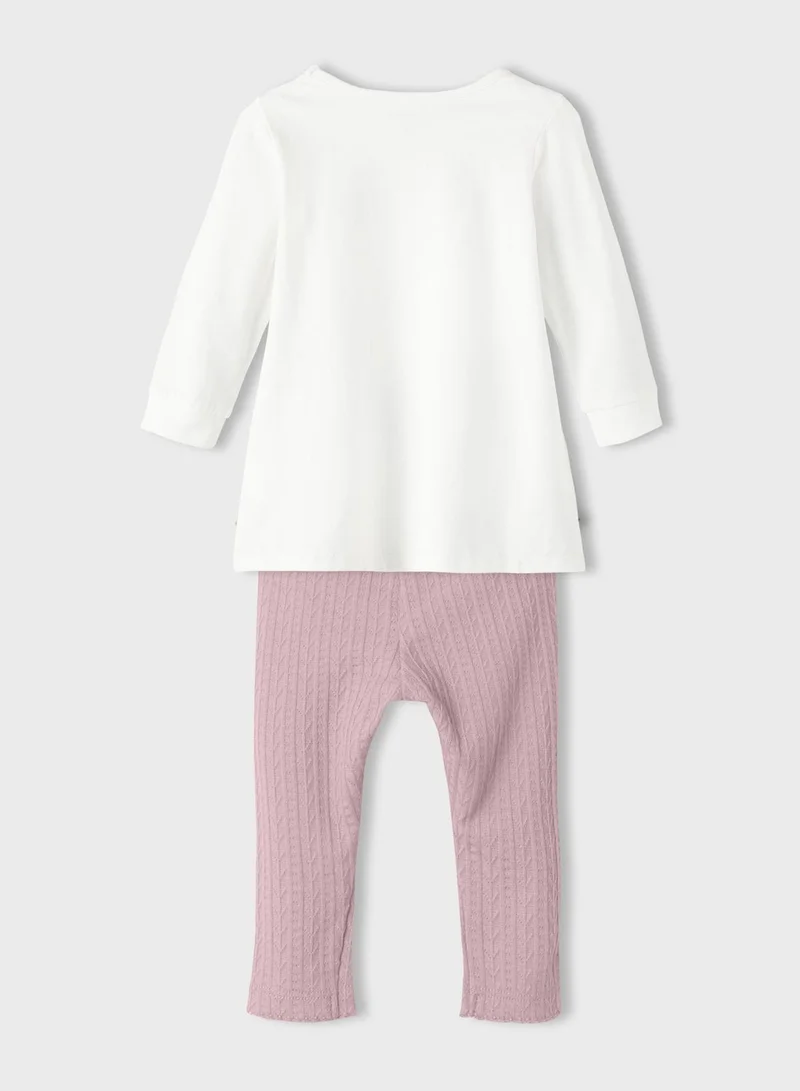 NAME IT Kids Graphic T-Shirt & Pyjama Set