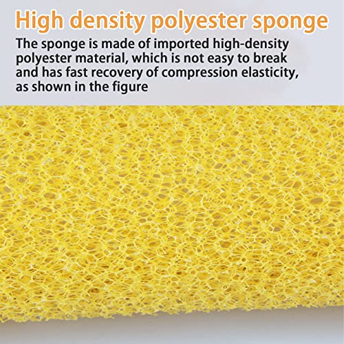 YLTOLOO 12 Pcs Textured Paint Roller Covers with 2 Frames Set, 4 inch Foam Drywall Texture Paint Rollers, House Paint Roller Covers for Art Painting Walls Ceilings - Image 5