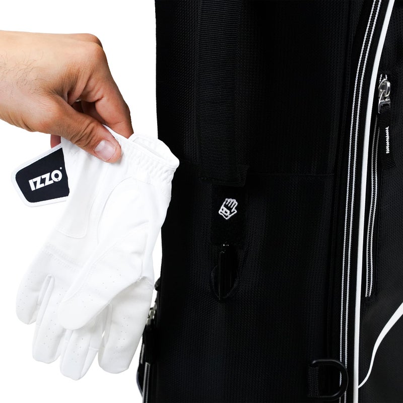 Izzo Ultra Lite Stand Bag, Black,Black/White 3.2 pounds - Image 5