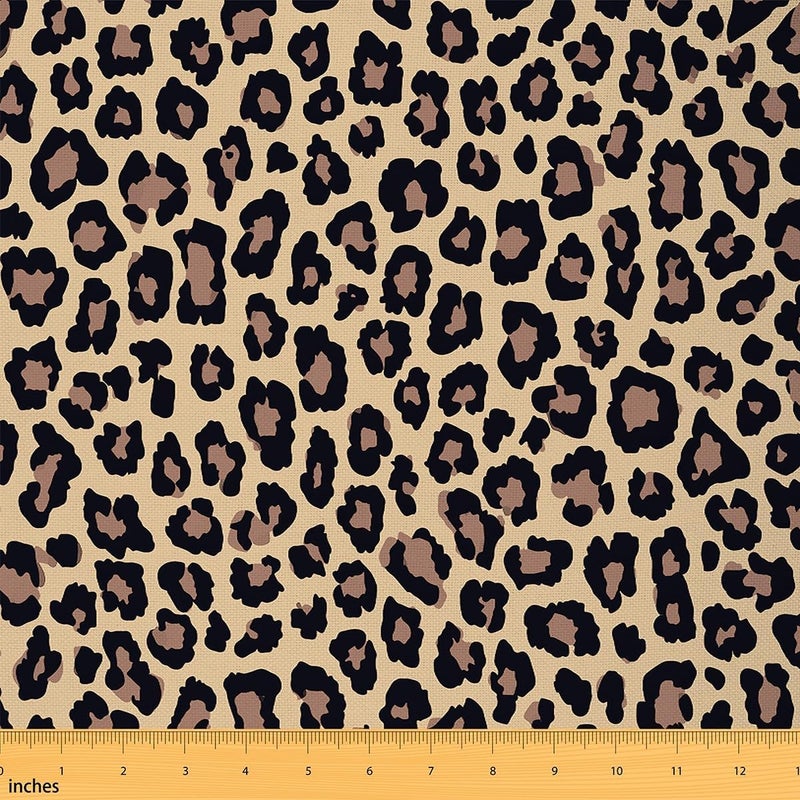 Wide daily application Leopard Print Fabric by The Yard,Soft Flannel Polyester,Wildlife Animal Theme Fabric for Teens Craft Lover,African Cheetah Skin Print Fabric for Quilting Sewing Supplies,2 Yard Bolts,No Stretch Multi-use upgraded craftsmanship Popular practical build Buying recommendation Store recommended item Market need oriented construction Sufficient order stock Safe silicone build Longevity optimized build Dense material Limited production Transit & use compatible Fine craftsmanship Compact design Wide use compliant quality Short time available Super practical Major city pickup option Fresh stock in Economical option Indoor & outdoor suitable Gulf lifestyle friendly Upgraded quality No shipping delay Regional central warehouse stock - Image 1