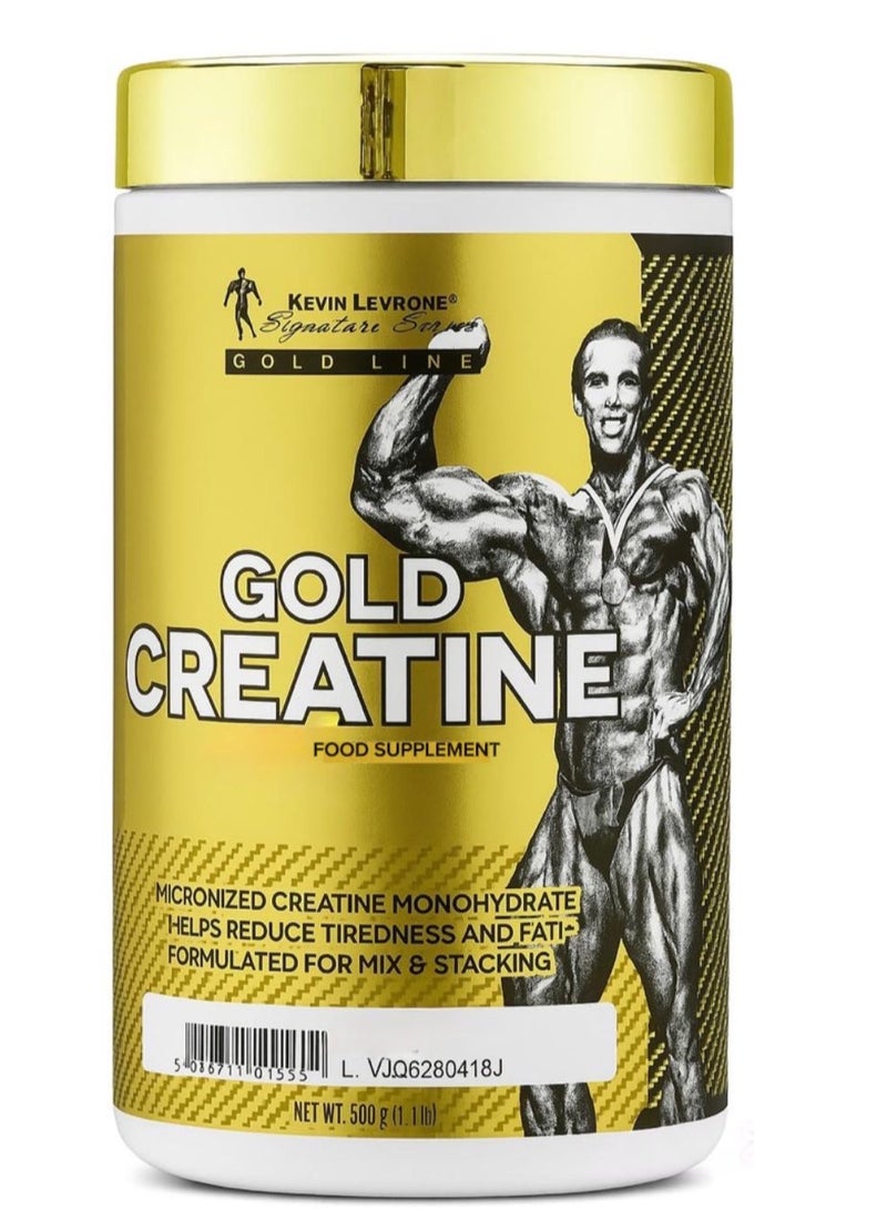 KEVIN LEVRONE Gold Creatine 500g Unflavored 100 Servings  - Image 1
