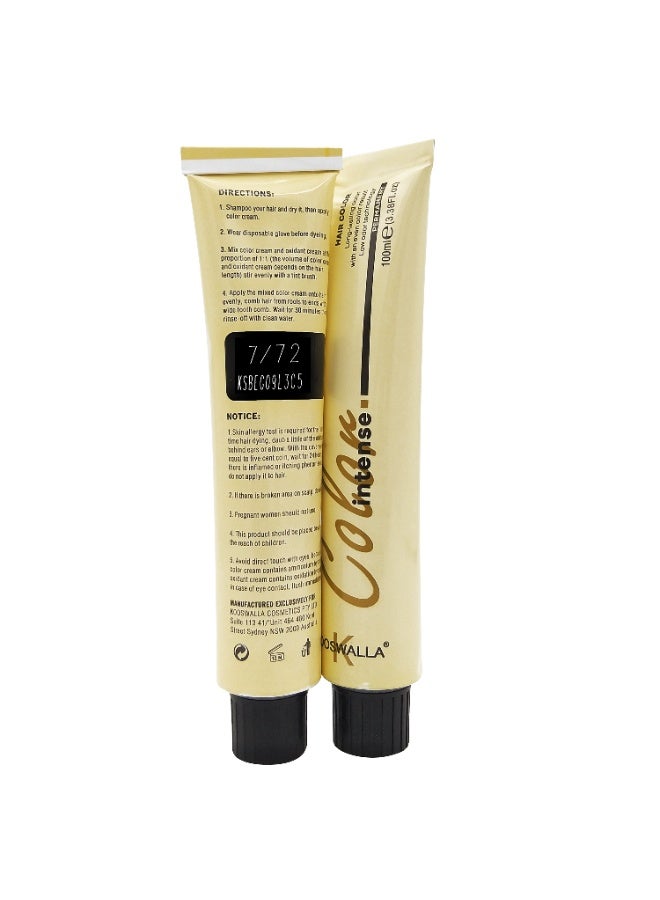 Kooswalla Hair Color - 7/72 Medium Gyan Brown Blonde - 100ml - Image 3
