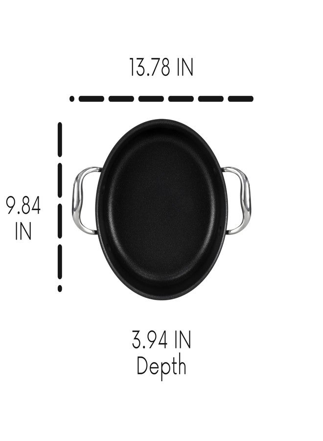 Vasconia Urban 3.5-Quart Casserole With Lid for Most Stovetops - Heat Resistant up to 475°F Aluminum Cooking Pots With Lids - Mexican Casserole Cookware for Lasagna, Pot Roast, Soup, and Sauce (Black) - Image 3