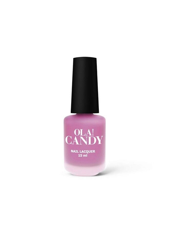 Ola Candy La La Lala Matte By Ola! Candy Matte Me Monday Collection 5 Free Long Lasting High Shine And Chip Resistant French Formulation 15 Ml 1 Unit  - Image 1