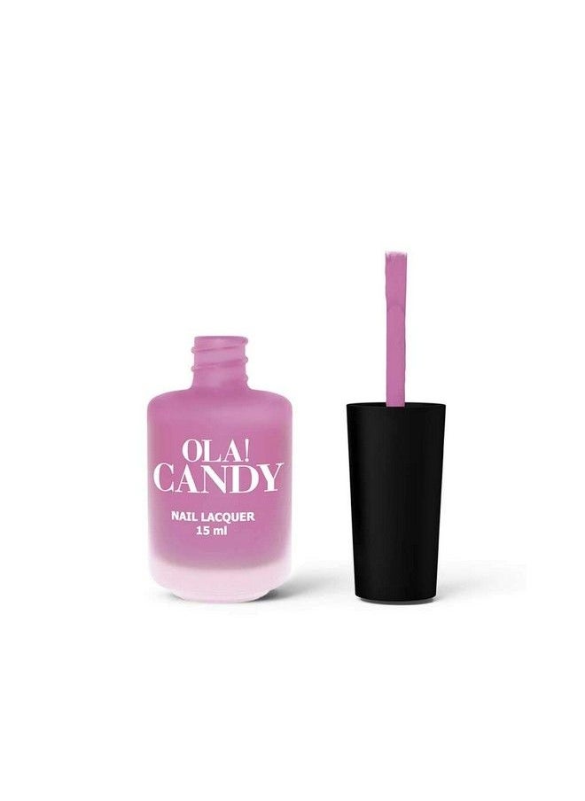 Ola Candy La La Lala Matte By Ola! Candy Matte Me Monday Collection 5 Free Long Lasting High Shine And Chip Resistant French Formulation 15 Ml 1 Unit  - Image 4