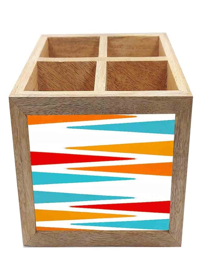 Nutcase Wooden Cutlery Stand Holder Silverware Caddy Spoons Forks Knives Organizer for Dining Table & Kitchen -Made in India-Spoons NOT Included - Zinder - Image 4