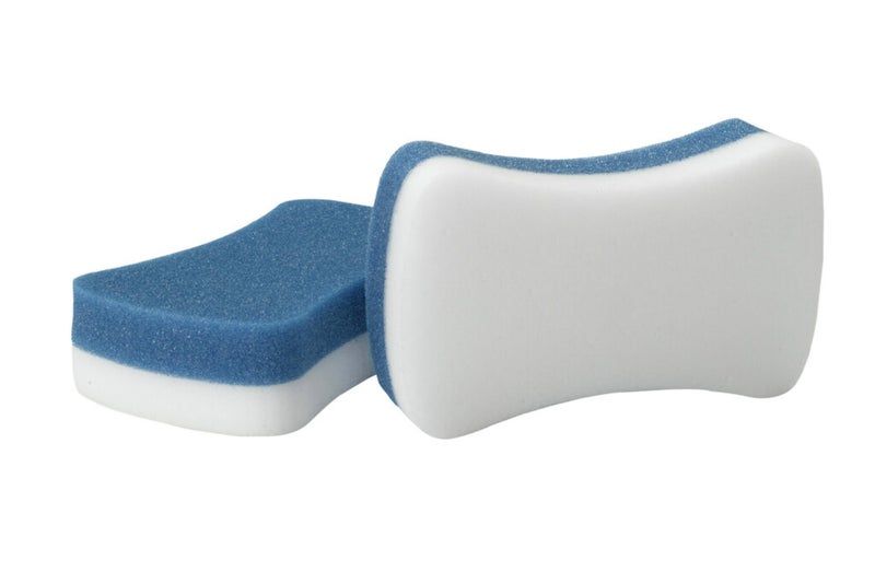 Scotch  3M Whiteboard Eraser for Whiteboards, 2-Pack, White/Blue (581-WBE) - Image 2