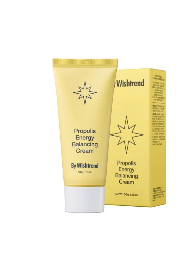 By Wishtrend ] Propolis Energy Balancing Cream 1.69 Fl Oz 50Ml 10% Propolis Face Cream For Oily Skin Improves The Skin Barrier Rich In Antioxidant Light Texture Probiotics Moisturizer - Image 1