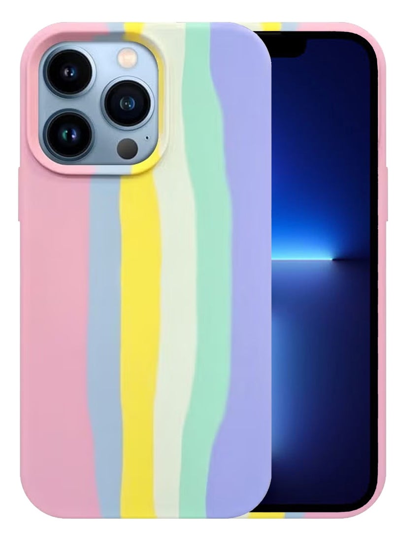 CATANES Protective Soft Silicone Case Cover for iPhone 13 Pro - Multicolor - Image 3