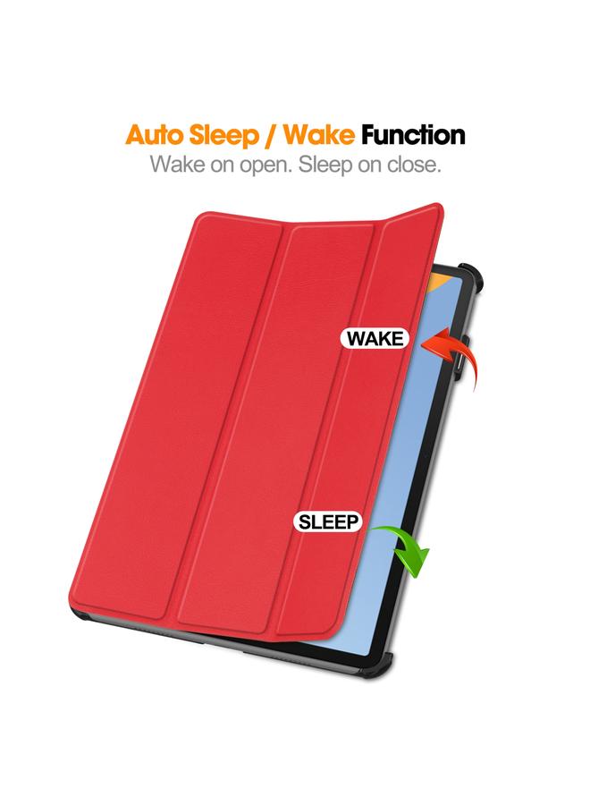 S-TOP Case For Huawei MatePad 11 2023 Custer Texture 3-Fold Holder Leather Tablet Case - Image 4