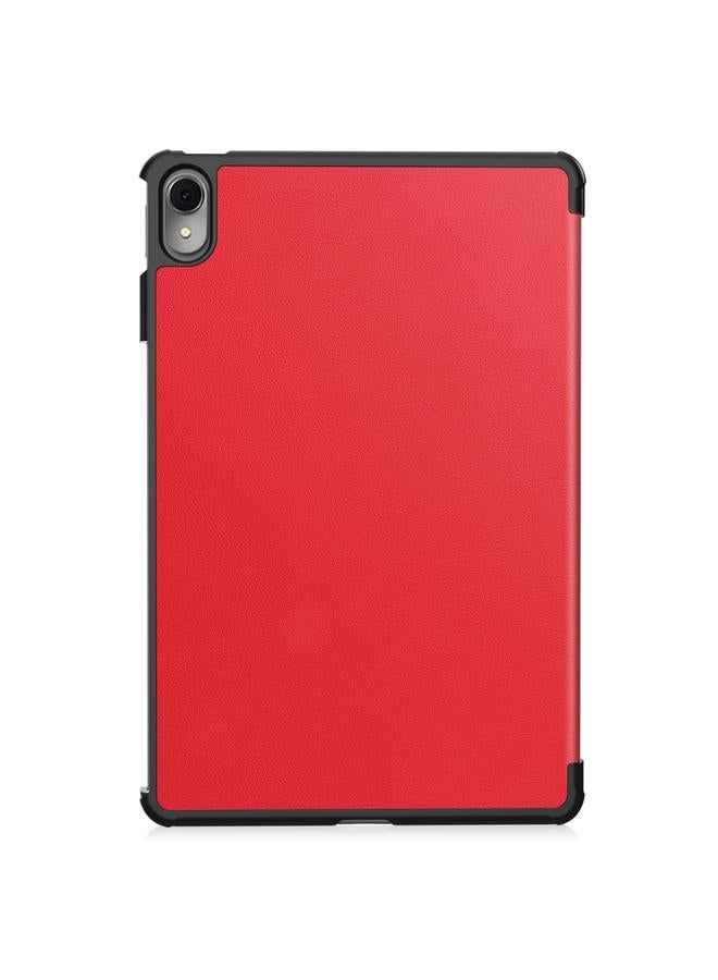 S-TOP Case For Huawei MatePad 11 2023 Custer Texture 3-Fold Holder Leather Tablet Case - Image 3