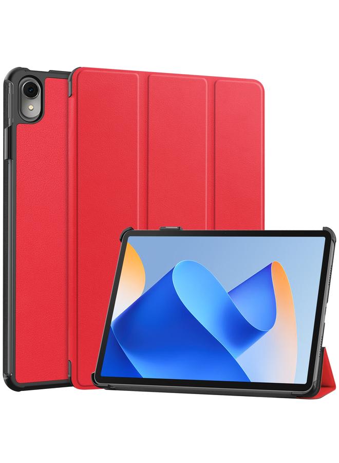 S-TOP Case For Huawei MatePad 11 2023 Custer Texture 3-Fold Holder Leather Tablet Case - Image 1