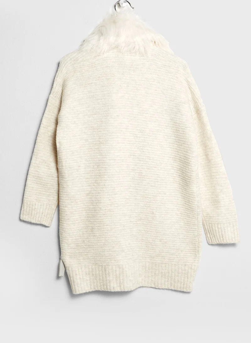 F&F Tween Fur Cardigan