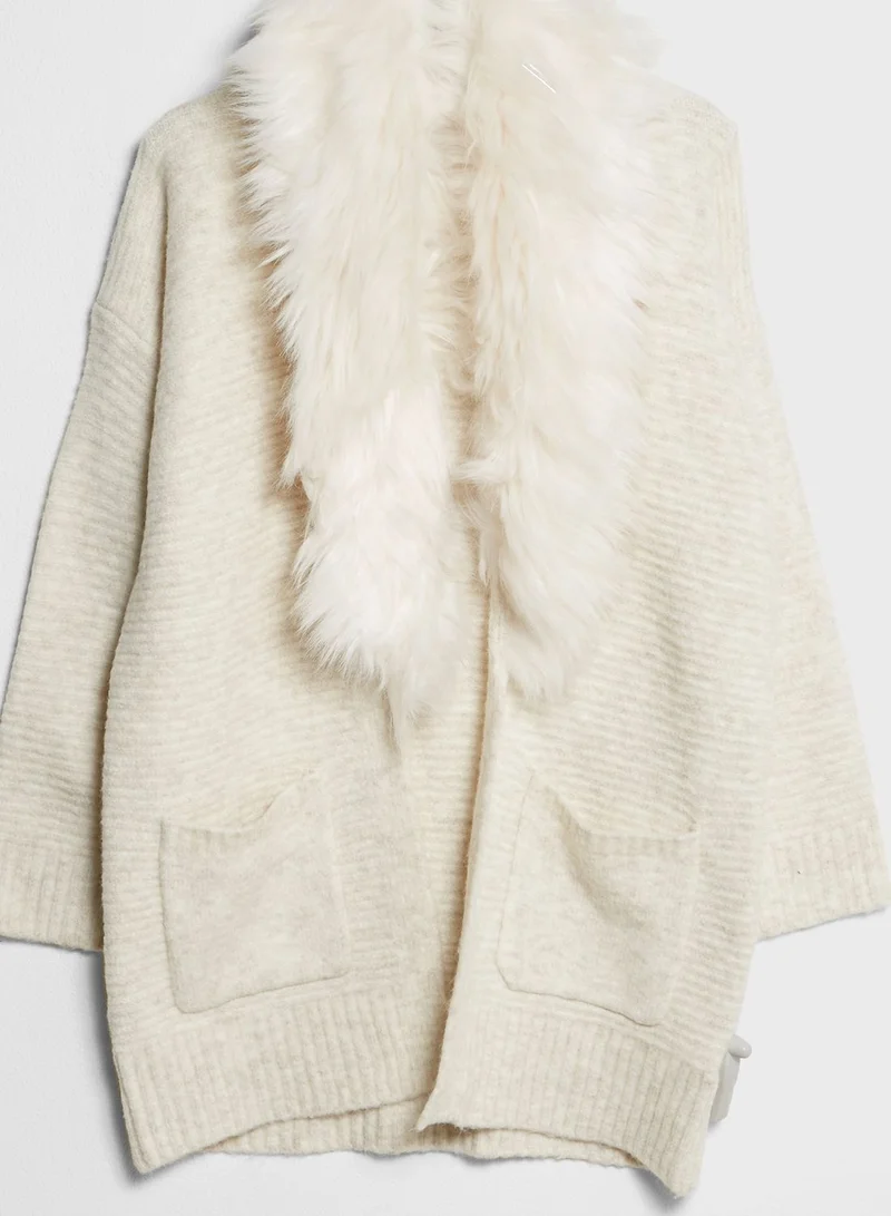 F&F Tween Fur Cardigan