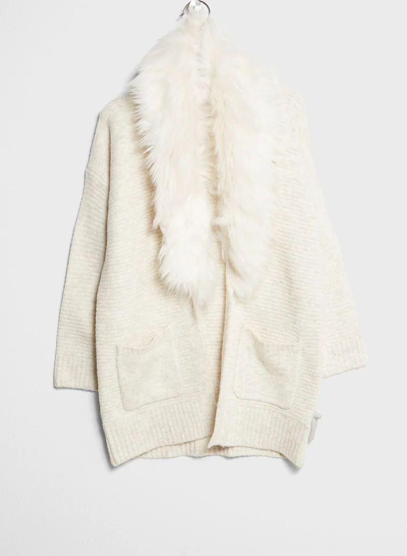 F&F Tween Fur Cardigan