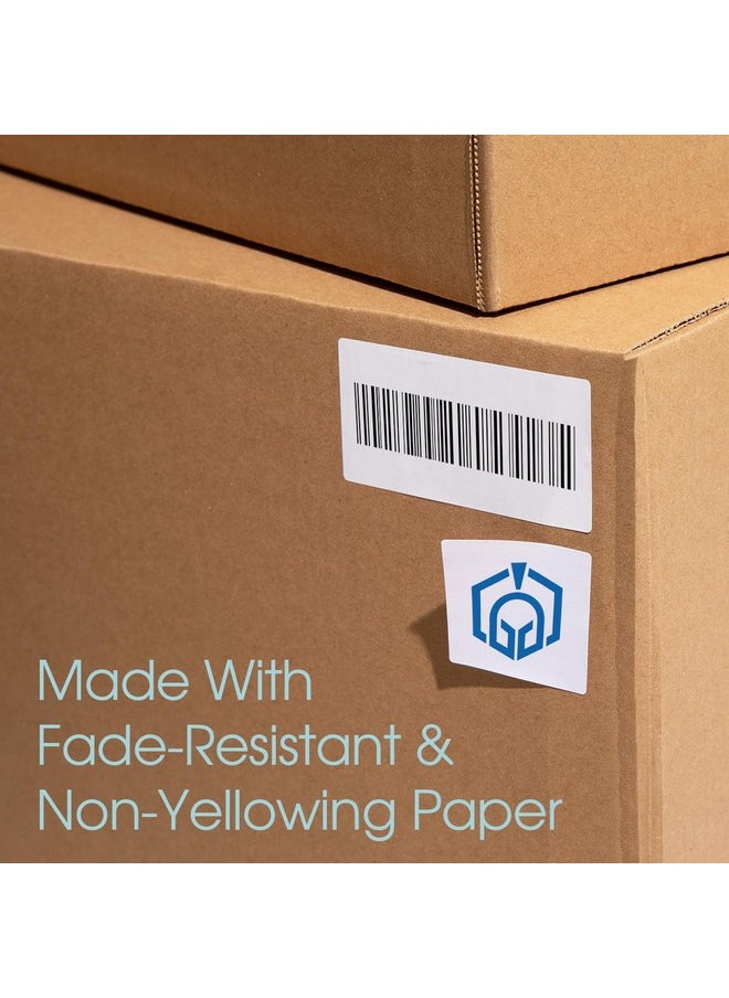 Spartan Industrial Spartan Industrial Printable Laser and Inkjet Labels - 2" X 5" White Sticker Labels - 100 Sheets, 800 Total Mailing Labels for Packages, Addresses, Organizing  - Image 4