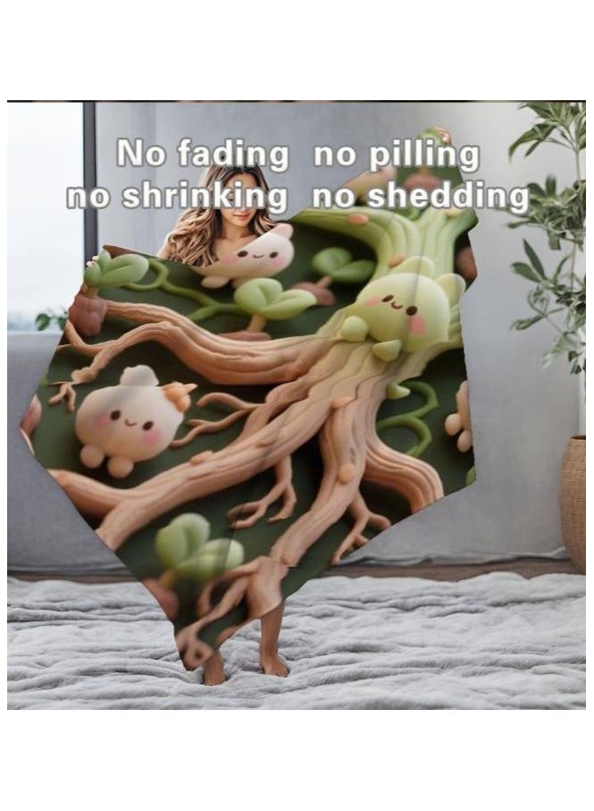 general Flannel thin blanket (warm and comfortable, suitable for sleep, gaming, dust removal and sandproof) 150cm*200cm - 52 - Image 5