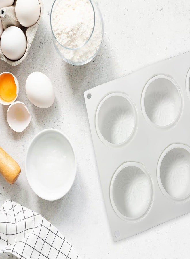IVICOO 8-Cavity Oreo Molds for Baking,Silicone Chocolate Mold with Snowflake Design Easy Clean and Dishwasher Safe(1 Pcak) - Image 3