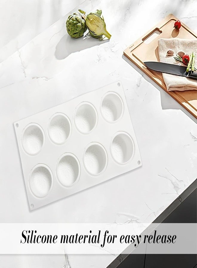 IVICOO 8-Cavity Oreo Molds for Baking,Silicone Chocolate Mold with Snowflake Design Easy Clean and Dishwasher Safe(1 Pcak) - Image 4