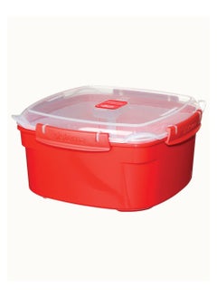 sistema Sistema 2L Microwave Steamer: Healthy Steaming for Vegetables, Fish & Poultry with Easy Locking Clips Made in New Zealand , Made In New Zealand  - Image 2