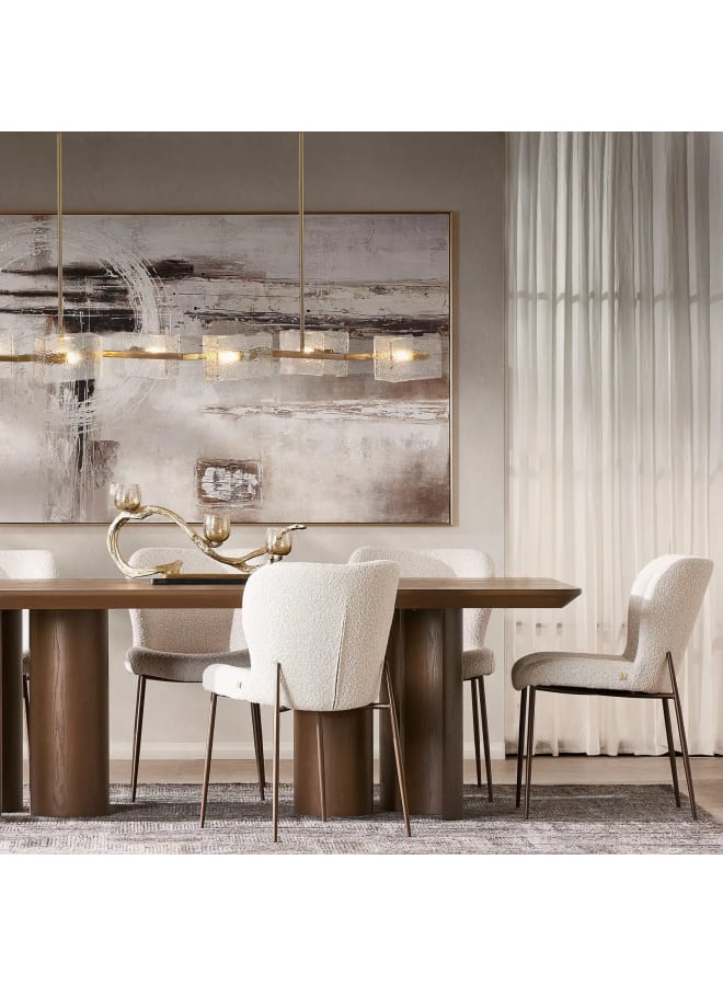 Wahag Ice Bar Chandelier 4 Glass Units: 100 cm Length - Image 3