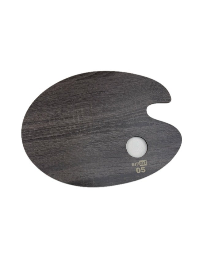 سمارت بالتة خشب من سمارت بيضاوي وسط- رمادي - Image 1