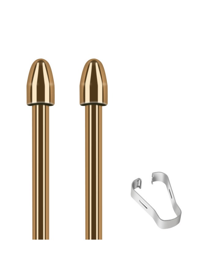 Generic - For Samsung Tab Tip S6 S7 S7 S8 S9 S23 Refill NOTE10 S22U Titanium Refill-Color:1 Gold Refill Clip With Tapered Head - Image 1