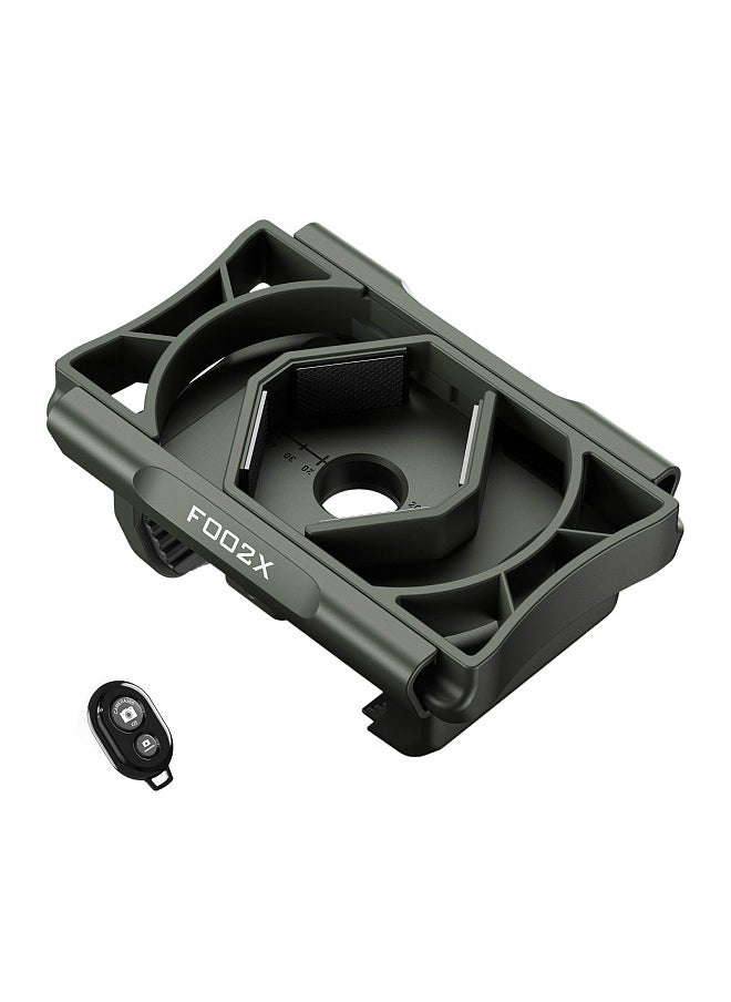 APEXEL - APL-F002X Telescope Phone Adapter 360° Rotatable Phone Mount for Telescope Phone Holder for Monocular Microscope Spotting Binocular Photo Adapter Smartphone Digiscoping Adapter with Remote Shutter - Image 1