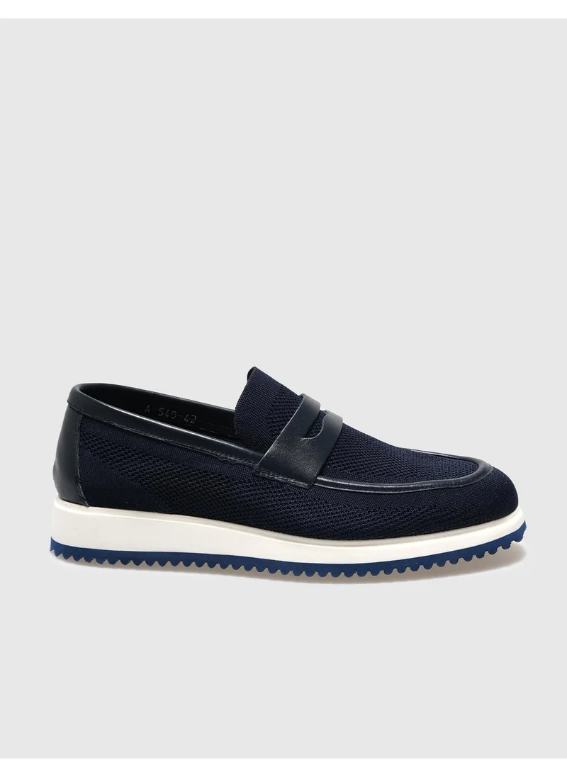 كاباني Knitwear Navy Blue Men's Casual Shoes