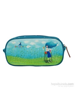 Santoro Korı Sand Oval Pencil Case-Beyond The Sea 478kk02  - Image 3