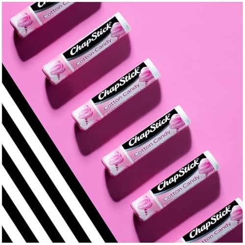 ChapStick Lip Balm, Cotton Candy – Fun & Yummy Moisturizing Lip Care for Dry, Cracked Lips, 0.15 Oz Ea - Image 5
