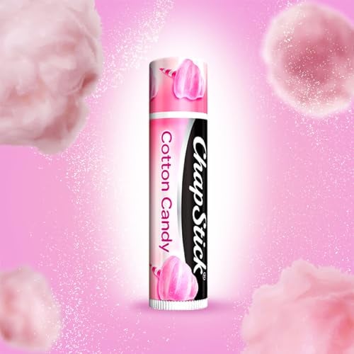 ChapStick Lip Balm, Cotton Candy – Fun & Yummy Moisturizing Lip Care for Dry, Cracked Lips, 0.15 Oz Ea - Image 3