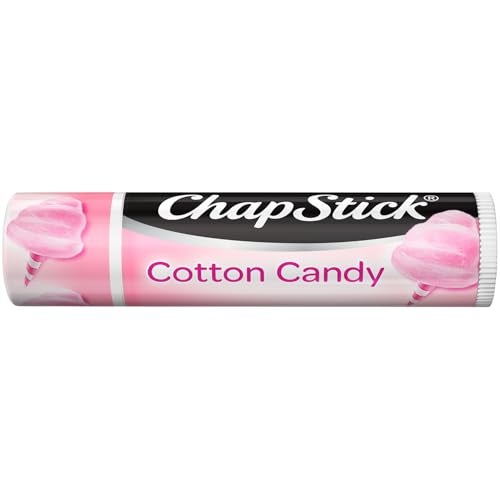ChapStick Lip Balm, Cotton Candy – Fun & Yummy Moisturizing Lip Care for Dry, Cracked Lips, 0.15 Oz Ea - Image 1
